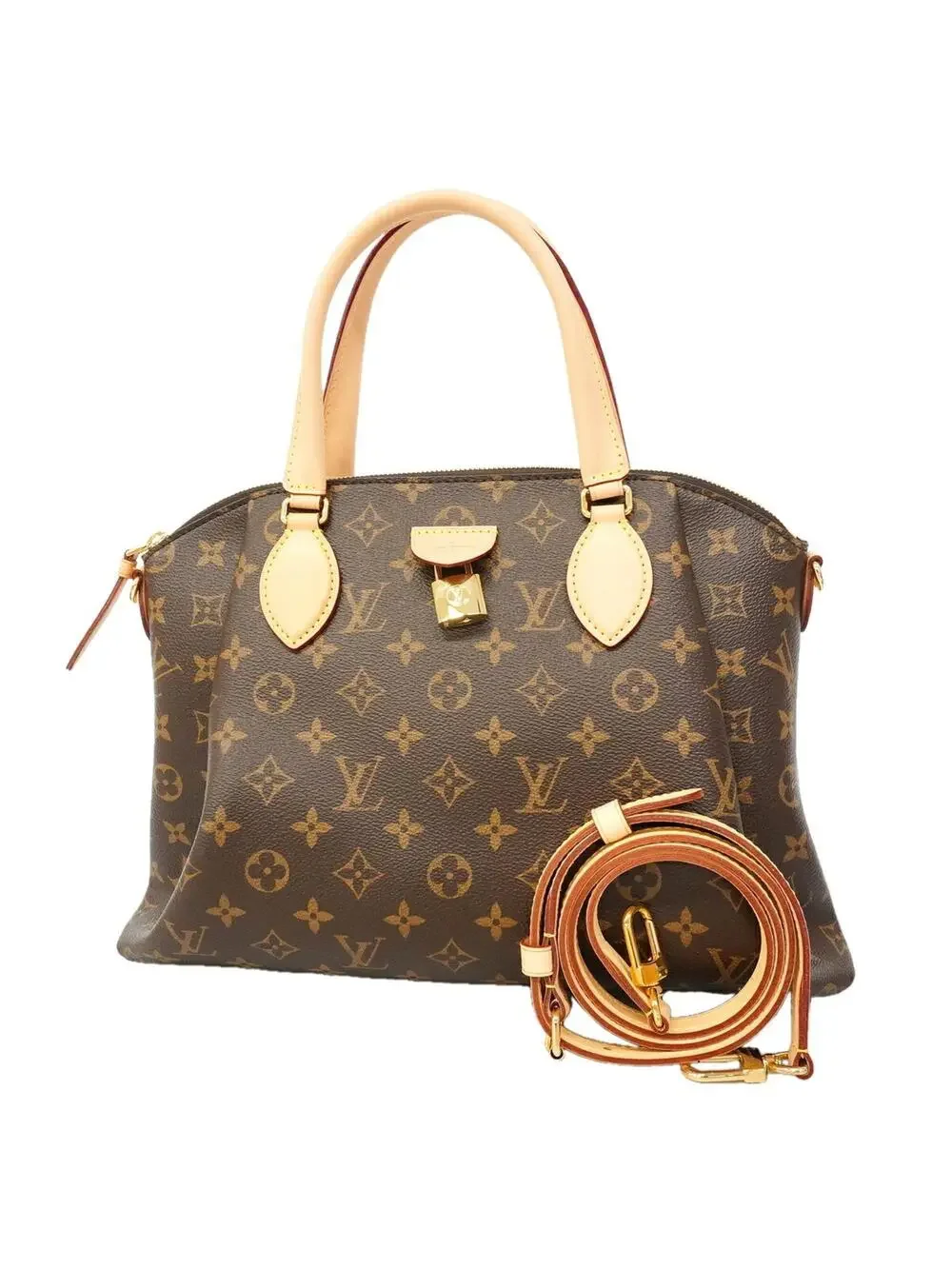 Louis Vuitton Rivoli Handbag Canvas Mm #334189L19B